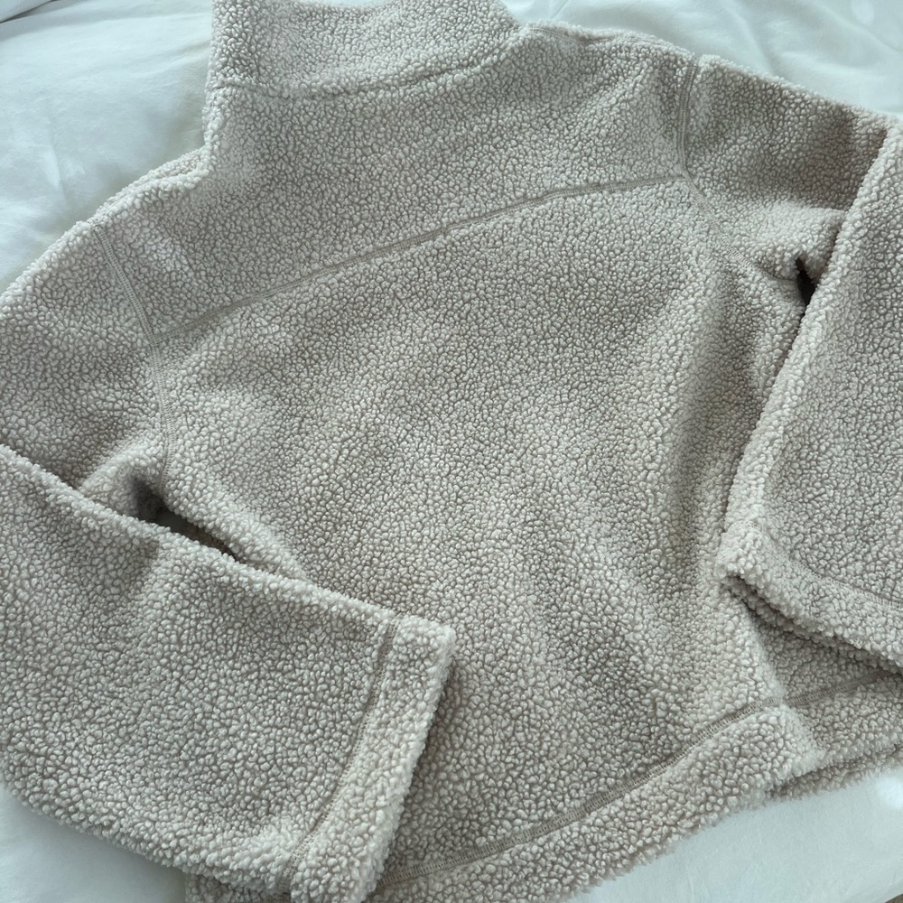 H&M Cream Teddy Jacket - Picture 4 of 6